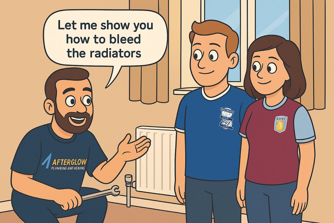 How to bleed a radiator