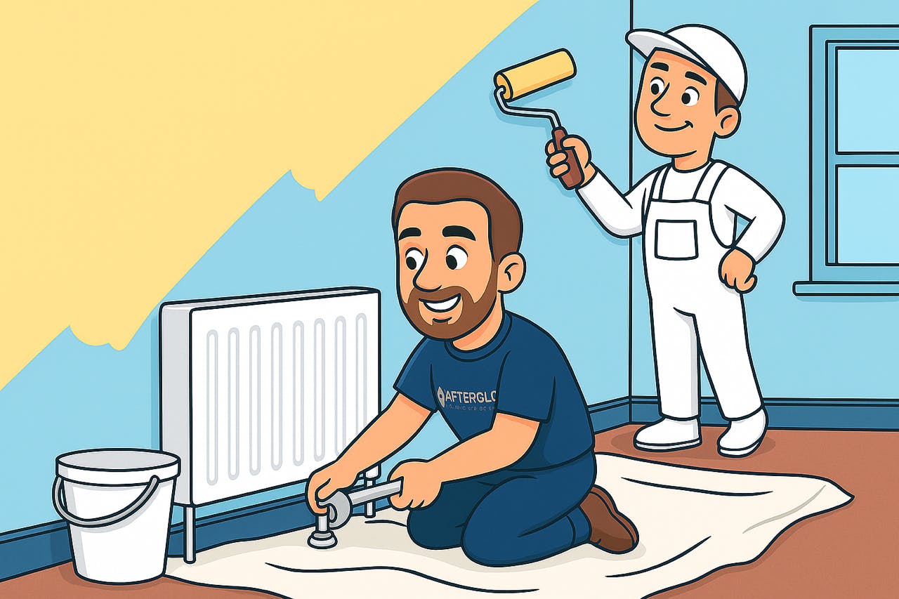 How to remove a radiator for decorating and when to call a local plumber